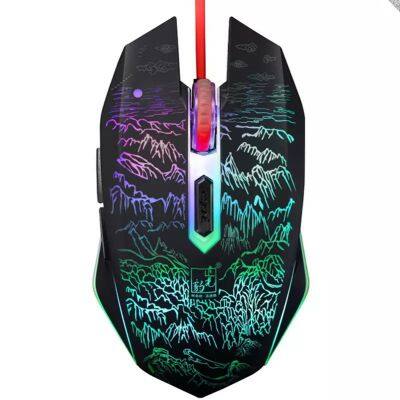 Hot sale T9 wired optical gaming mouse usb computer game esports mechanical mute mouse