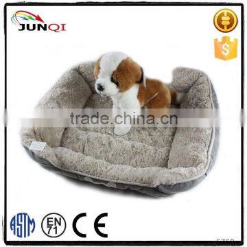 soft polyester/cotton canvas dog bed