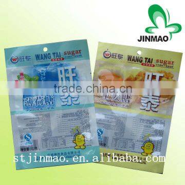 Laminated plastic candy food packing