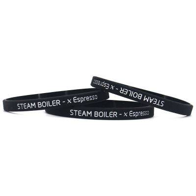 Cheap Custom Print Logo Text Color Size Rubber Silicone Wristbands