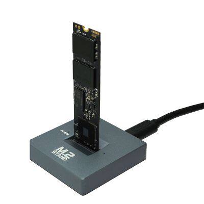 M.2 NVME SSD&HDD  Dual-bay Disk Hard Drive Support SSD M Key Offline Clone M.2 Sata SSD Docking Station