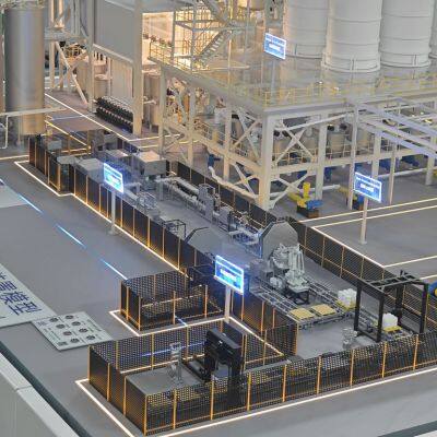 Model making factory for fully automatic paint production equipment