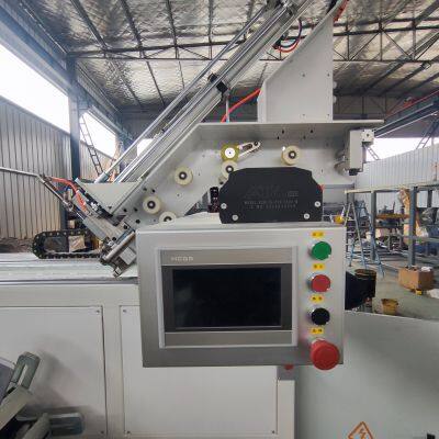 Полуавтоматическая катушка для труб на производственной линии одностенных гофрированных труб