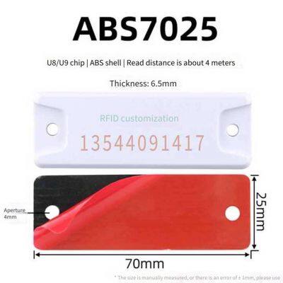Anti-metal Rfid Electronic Tag, Abs Uhf Passive Long-distance 6c Radio Frequency Tag for Warehouse Shelf Management
