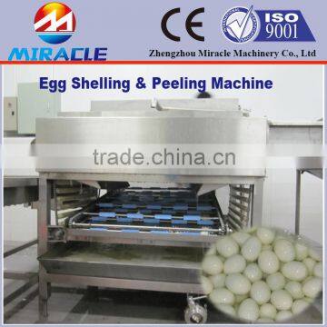 Efficiency egg shelling and peeling machine/no-scratch cooked egg sheller