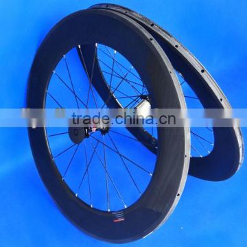 Full Carbon 700C Road Bike Bicycle Tubular Wheelset 88mm FLX-WS-TW08