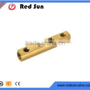 HR1090 factory manufacture brass underfloor heating system water manifold