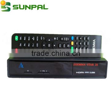 2016 Black HD Zgemma 2S twin tuner DVB-S2 751mhz Enigma 2 Linux System digital satellite tv receiver Zgemma Star 2S