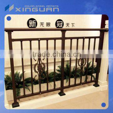 Wrought iron balcony protection railings MADE in FACTORY with in-house powder coat line