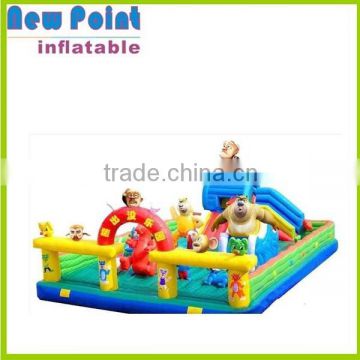 Castle inflatable amusement park for kids ,inflatable fun city ,fun city activities