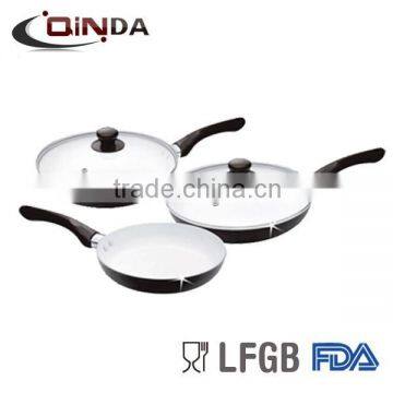 5 pcs aluminium indution ceramic frying pan set QD-SC1905