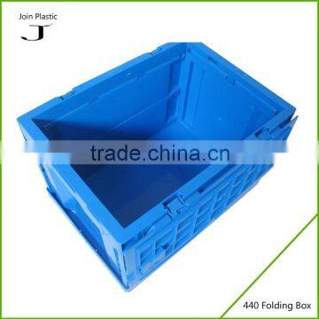 Plastic logistic folding box for moving house and storage