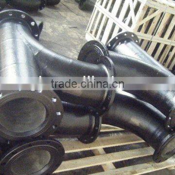 DCI all-flanged radial tee pipe fitting
