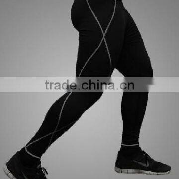 black men's fitness leggings