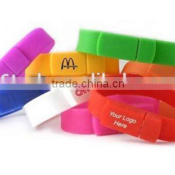 Fashion Colorful Silicone Bracelet Usb Pen Drive/usb Flash Drive/usb Memory Stick For Promotion Quality Choice photo-3