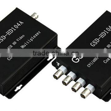 4 Channel Cctv Ahd/cvi/tvi Video Coaxial Multiplexer for Cctv Cameras photo-2