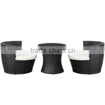 Outdoor Living Modern Garden Constitute Coffee Rattan Table Chair Set photo-2
