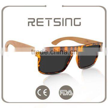 2015 High Quality pc Frame Bamboo Polarized Sunglasses Customized Logo photo-3