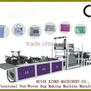 Non woven Flat bag/stand up bag/zipper bag/t-shirt bag making machine