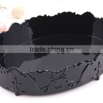 D03 ANPHY Plastic Oval Household Decoration Makeup Organizer Storage Box Holder Display Stock photo-4