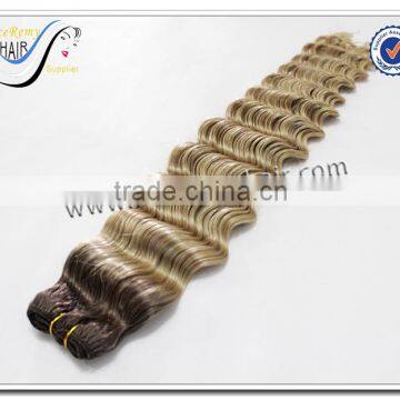 Wholesale Grade 7a Deep Wave Omnre Color Hair Weave 100% Virgin Brazilian Human Hair photo-3