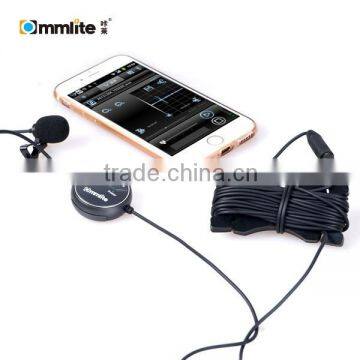 Lavalier Microphone with Anti-interference Mic Head for Camera, Camcorder and Smartphones