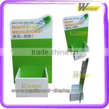Flyer brochure cardboard counter top display box