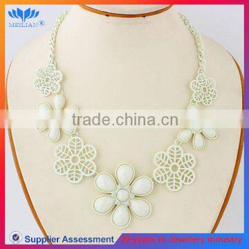 Fashion Jewelry Chunky New Design Artificial Flower Necklace