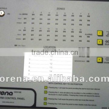 16 zone conventional fire alarm control panel