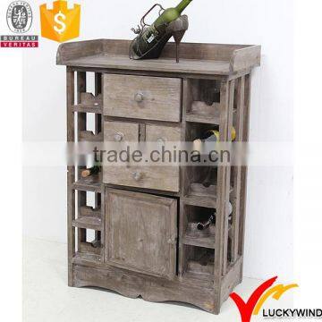 Vintage Display Solid Wood Decorative Wine Cabinet