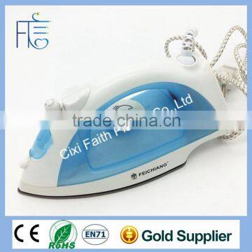 Multi-function fast steam and spray laundry steam iron 1000w non-stick sole plate