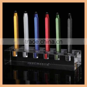 transparent acrylic pen display rack for wholesale