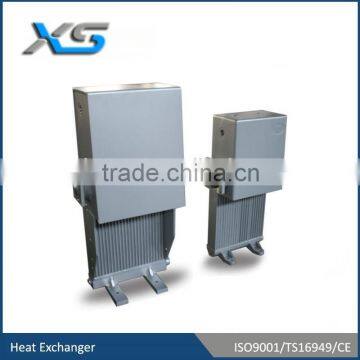 aluminum naked oil cooler for concrete mixer