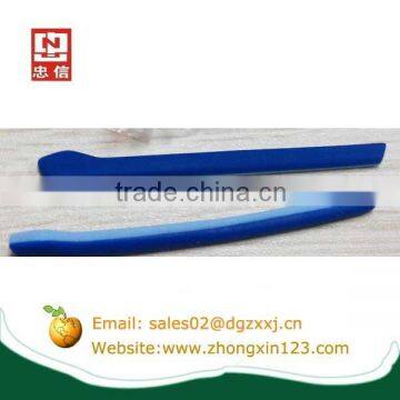 Silicone rubber temple tips for eyeglasses