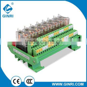 JR-8L2/8 Channel DPDT OMRON Relay Module (PLC Output Amplified Board)
