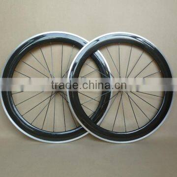 carbon alloy wheel 60mm depth for road bike compatible with shim 10/11 speed