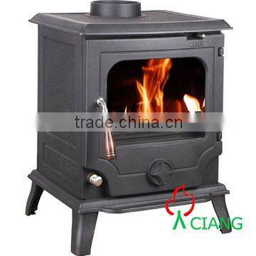 freestanding Cast iron Artificial wood burning fireplaces