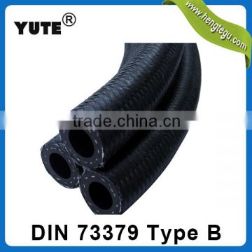 china supplier din73379 black braided fuel textile reinforced hose