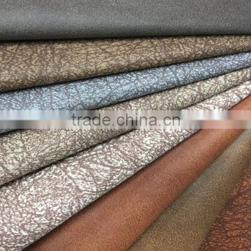 Brushed Kniting Backing/Embossed Suede Fabric