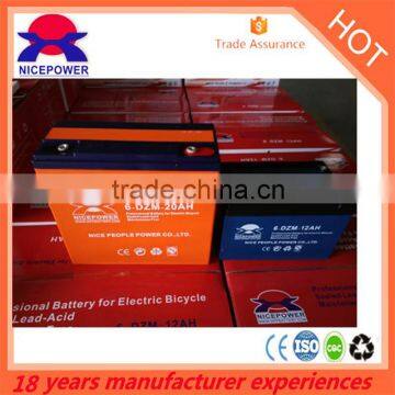 Wholesale Electric Scooter Battery Rechargeable 12 Volt 6-DZM-20 photo-2