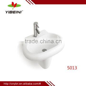 Half Pedestal Wall Hung Ceramic Basin