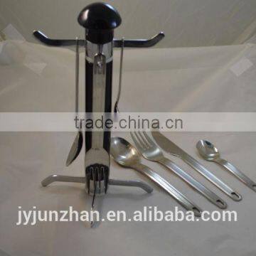 304 cutlery spoon fork knife with shelf , 2014 new mould, unique