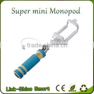 New Item Mini Size Selfie Monopod with Cable