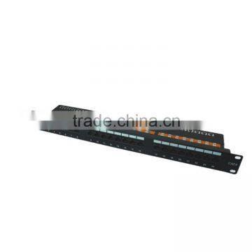 Factory Price 19 Inches UTP cat6 24 port patch panel