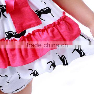 New Girls Summer Swing Top Panties Set,Costume Outfit ,printed Carton Elk,facyory Price photo-5