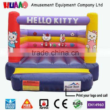 Commercial hello kitty inflatable bouncer castle for sale