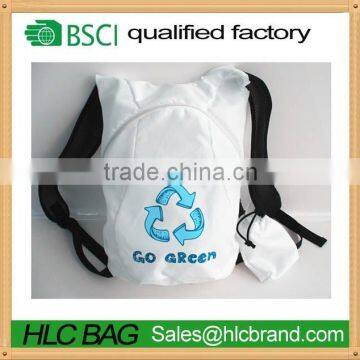 RPET custom print zipper bag with shoulder strap HL-RP009