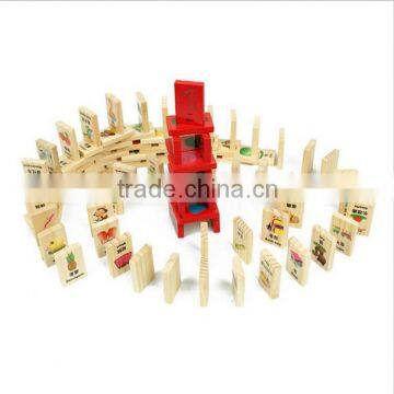 Wooden Domino Toys for Children Baby Educational Toys