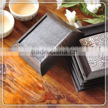 Handmade Solid Wood Coaster Customized Design photo-3
