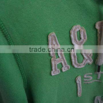 Freshing Green Girl's Longsleeves Cheap Hooded Sweatshirts Hoodie Wholesale photo-3